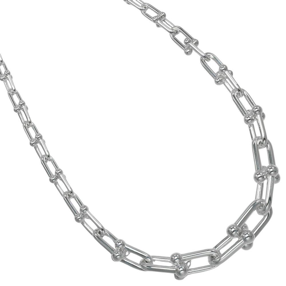 Tiffany HardWear Graduated Link Necklace Sterling Silver TIFFANYCo
